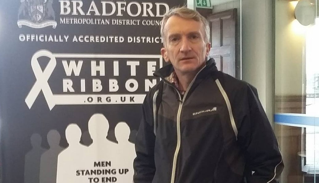 Andy B White Ribbon Bradford photo DV July 2018