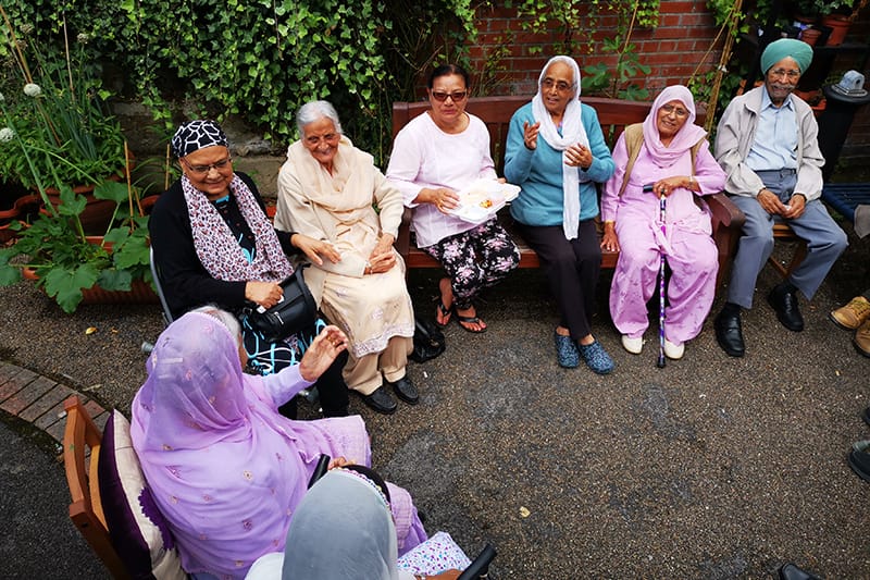 Ladies in Garden