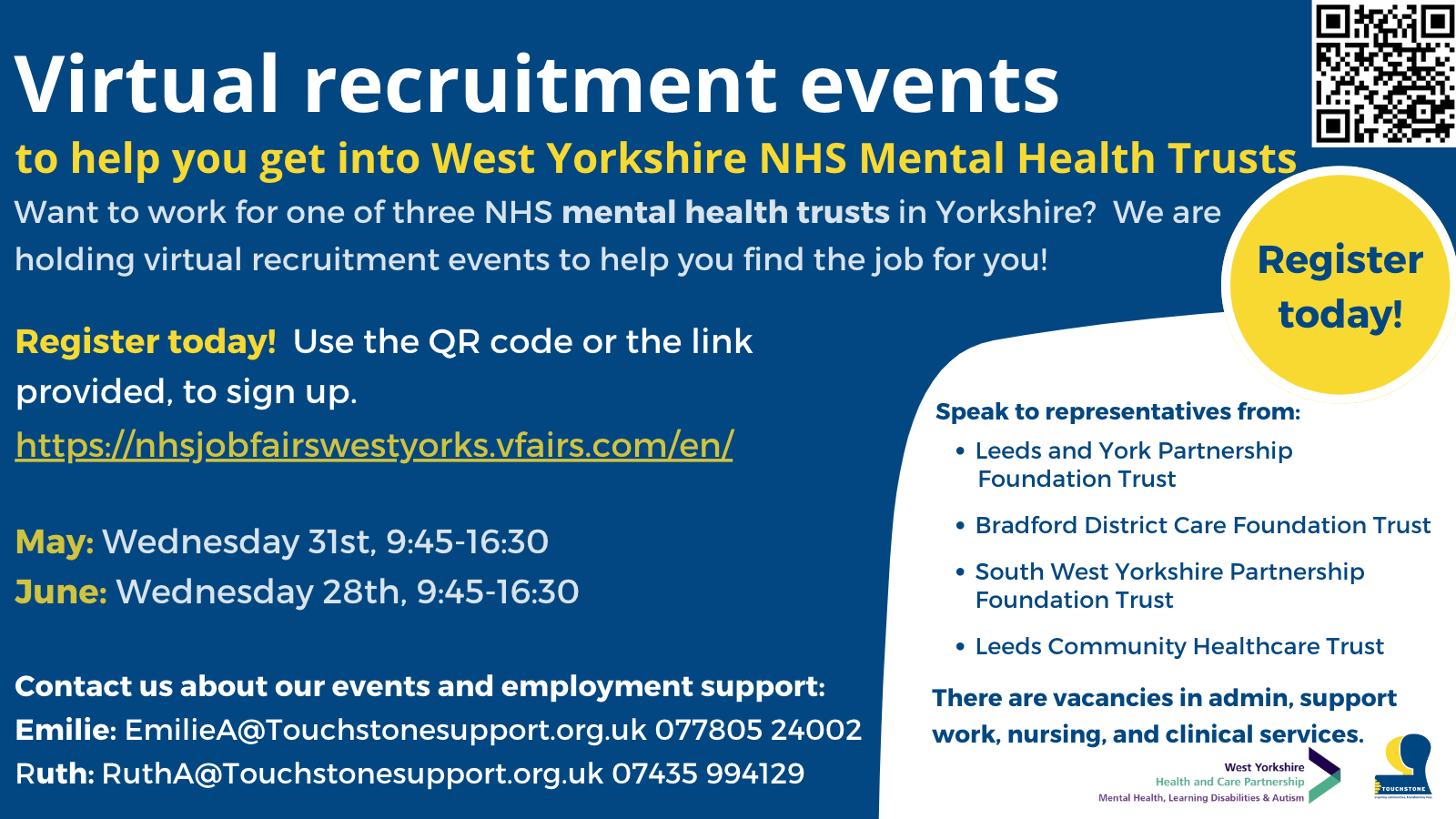 NHS Employment Support Project - Touchstone